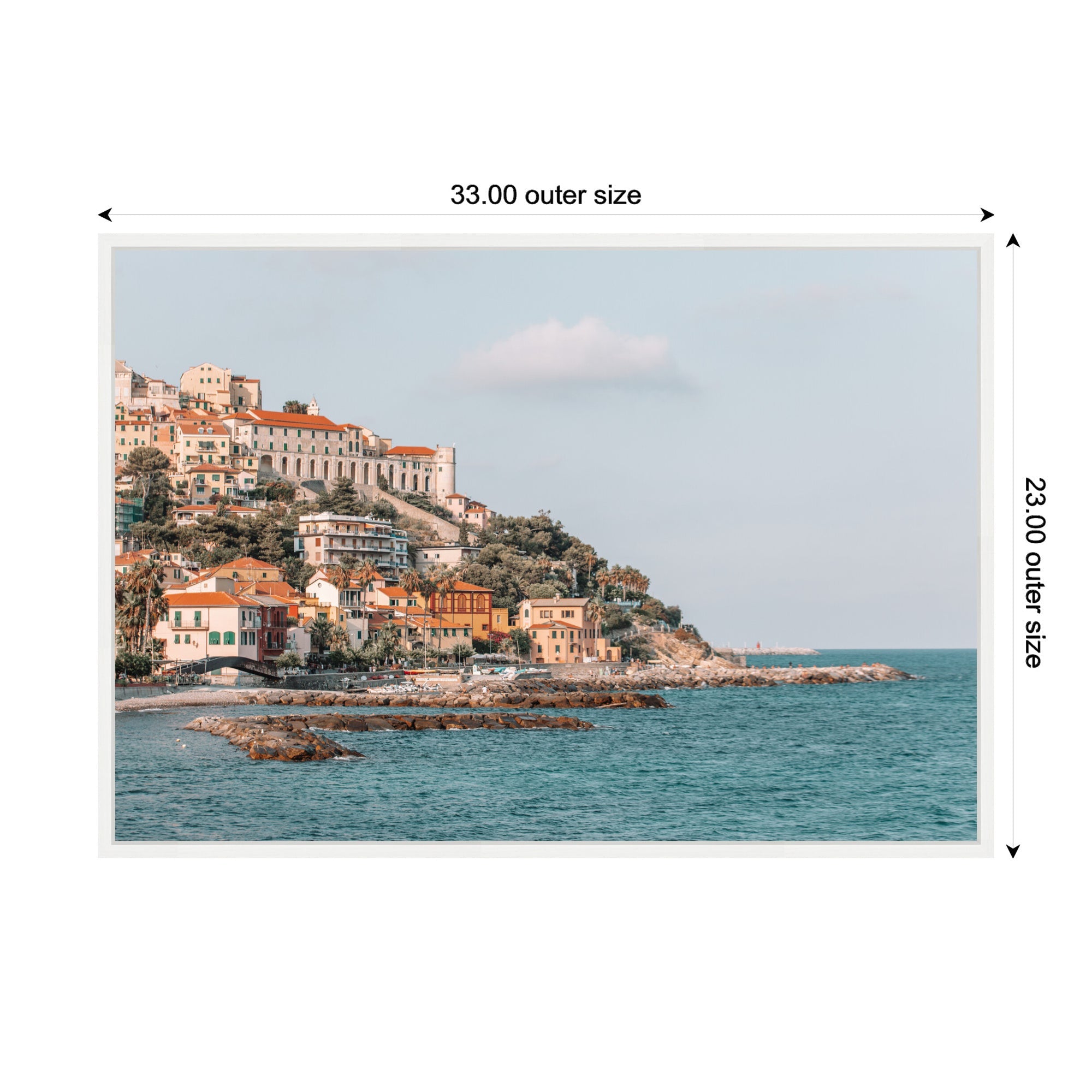 Sylvie Imperial Framed Canvas by Alicia Abla