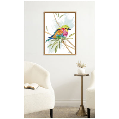 Bright Bird by Patricia Shaw Framed Canvas Wall Art Print