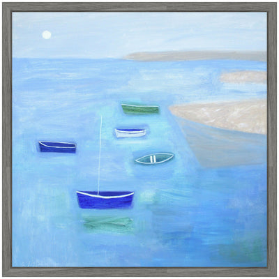 Sylvie Calm Waters Framed Canvas by Giuliana Lazzerini
