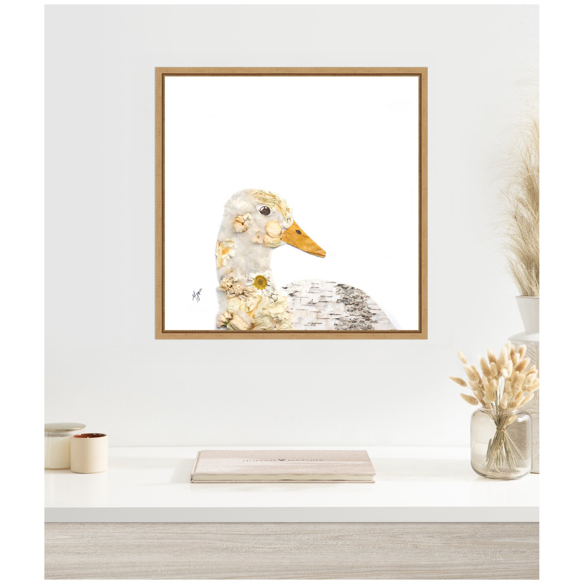 Duck No.
2 Framed Canvas Wall Art Print by Madeline Jeppesen