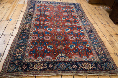 4.5x7 Antique Persian Bijar Area Rug by Old New House® - product image 4 for Resin Society