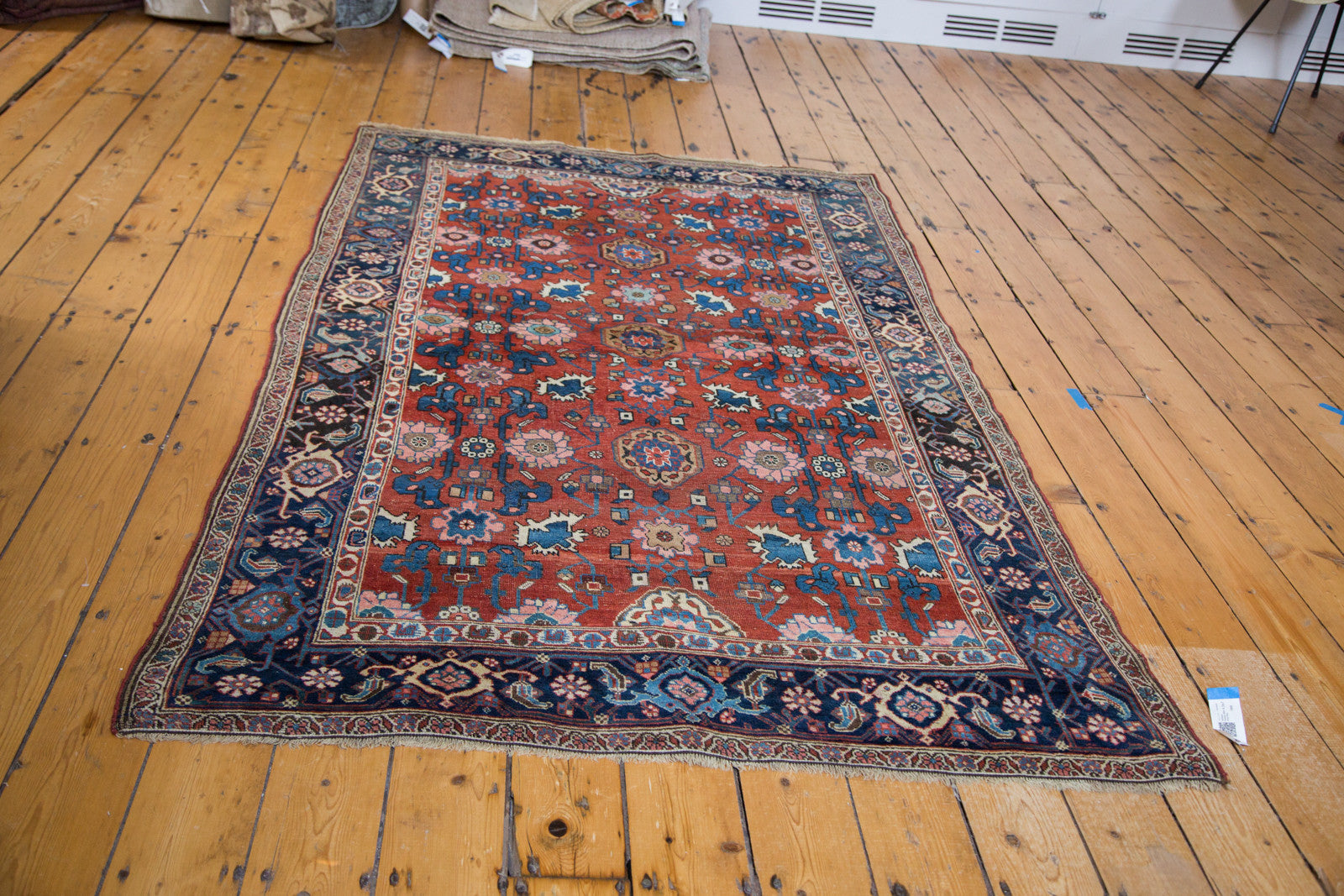 4.5x7 Antique Persian Bijar Area Rug by Old New House® - product image 6 for Resin Society