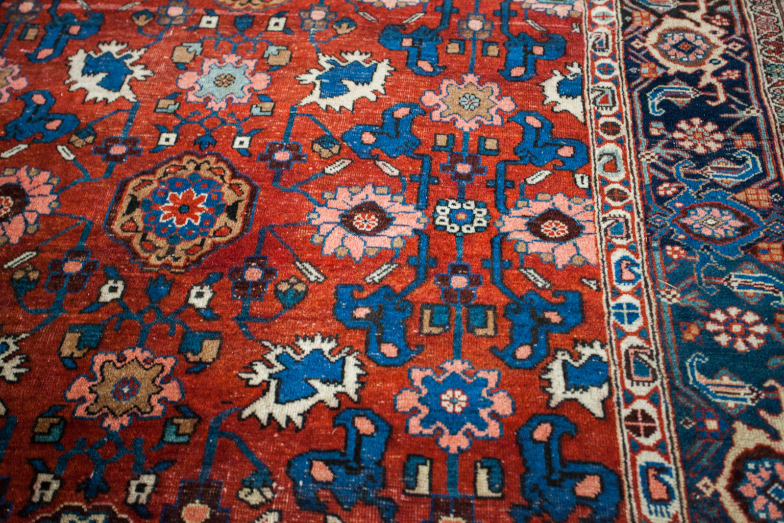4.5x7 Antique Persian Bijar Area Rug by Old New House® - product image 8 for Resin Society