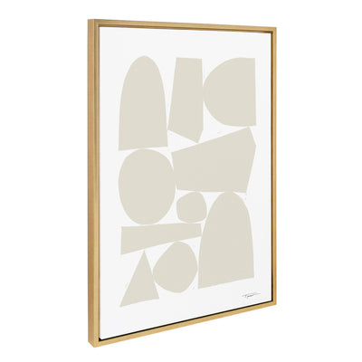 Sylvie Constructed II Neutral Framed Canvas