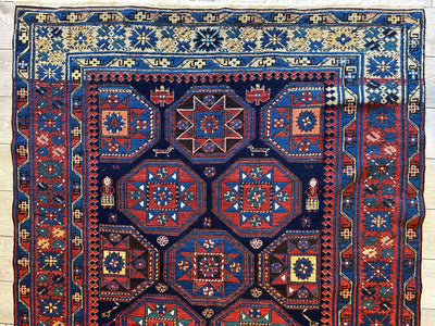 1880's Antique Shirvan 5x10 Area Rug by Rugistan - product image 7 for Resin Society