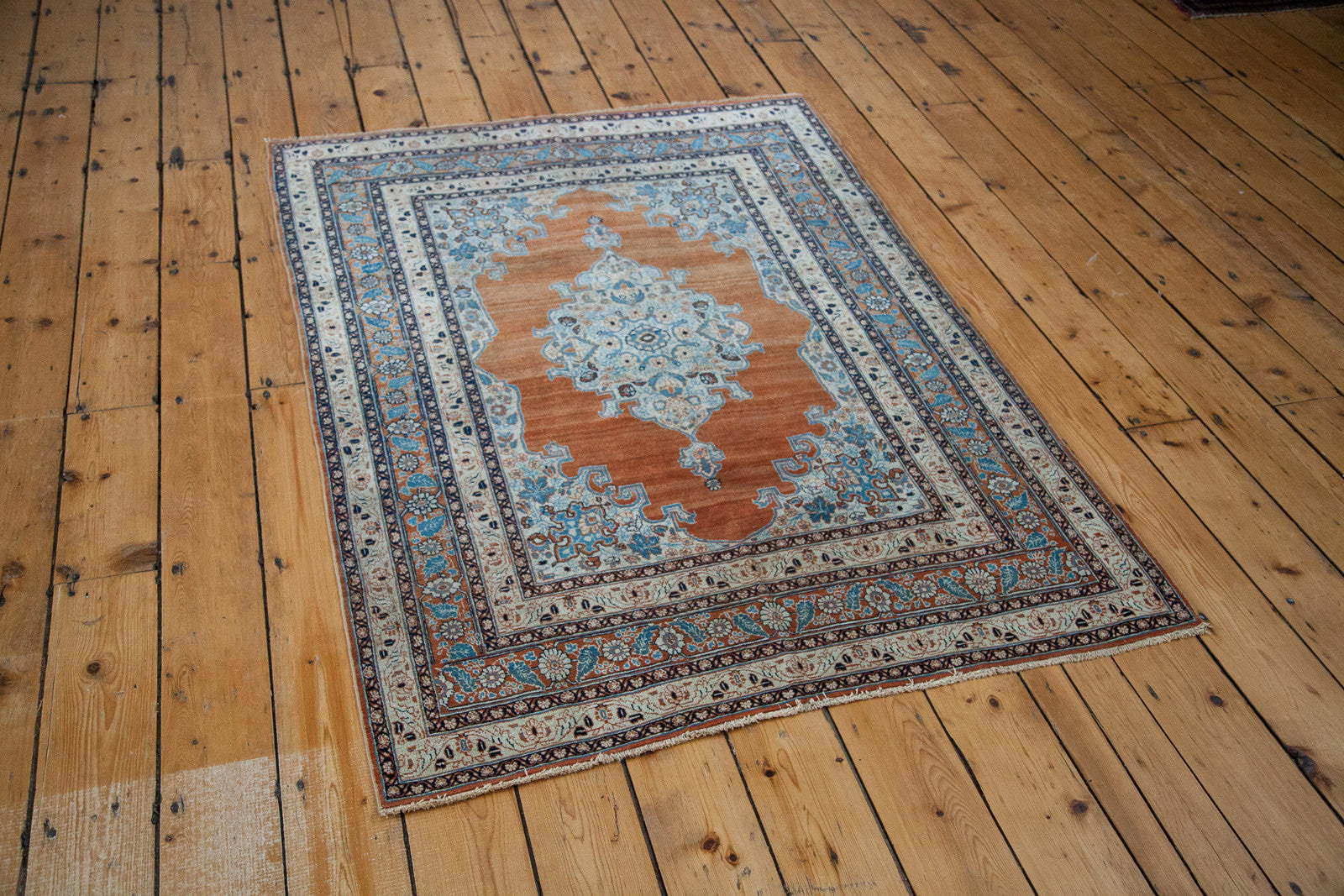4x6 Fine Antique Haji Jalili Tabriz Rug by Old New House® - product image 8 for Resin Society