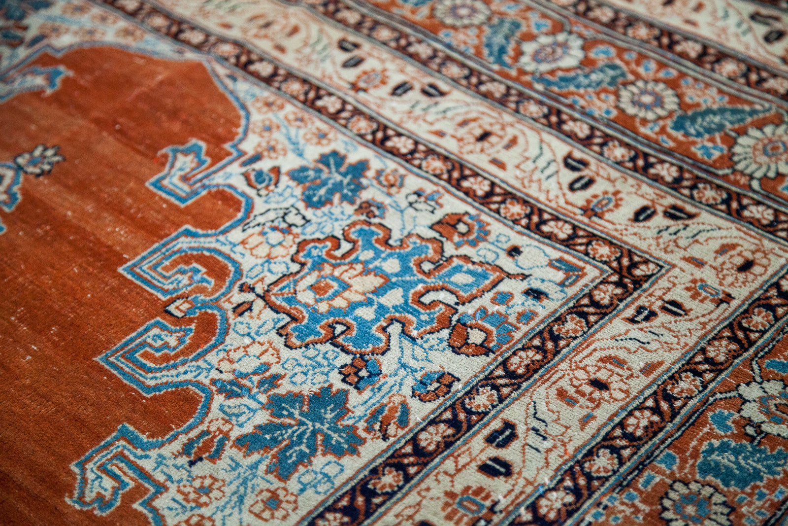 4x6 Fine Antique Haji Jalili Tabriz Rug by Old New House® - product image 3 for Resin Society