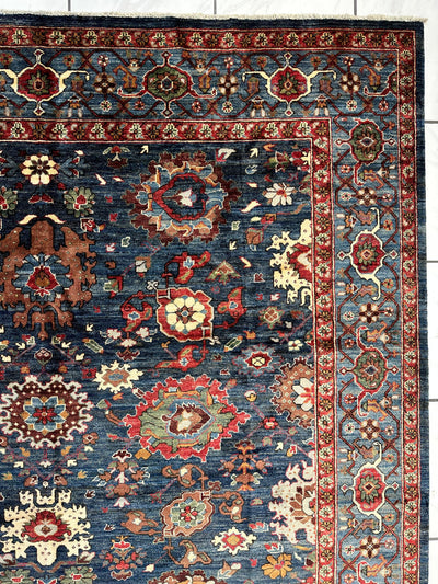 Trasitional Serapi Ghazni Wool Rug – 8' x 10’ – Intricate Floral Design by Rugistan - product image 9 for Resin Society