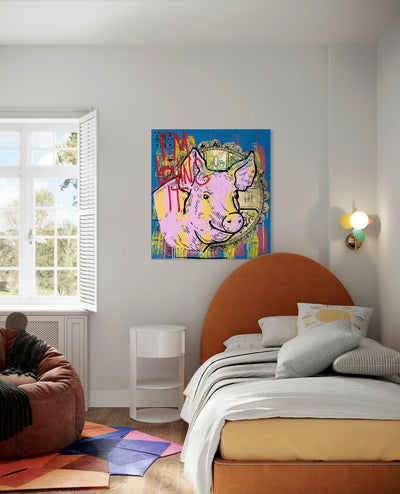 Blue Saint Pig by Denis OUCH - product image 2 for Resin Society
