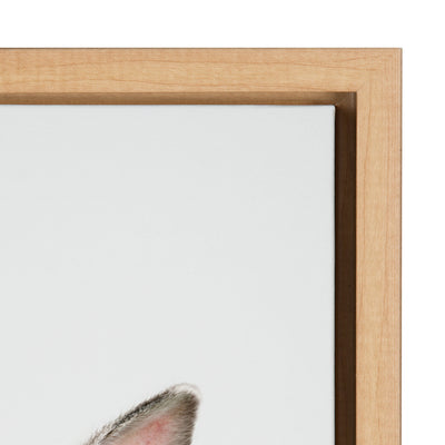 Sylvie Young Rabbit Framed Canvas by Amy Peterson Art Studio