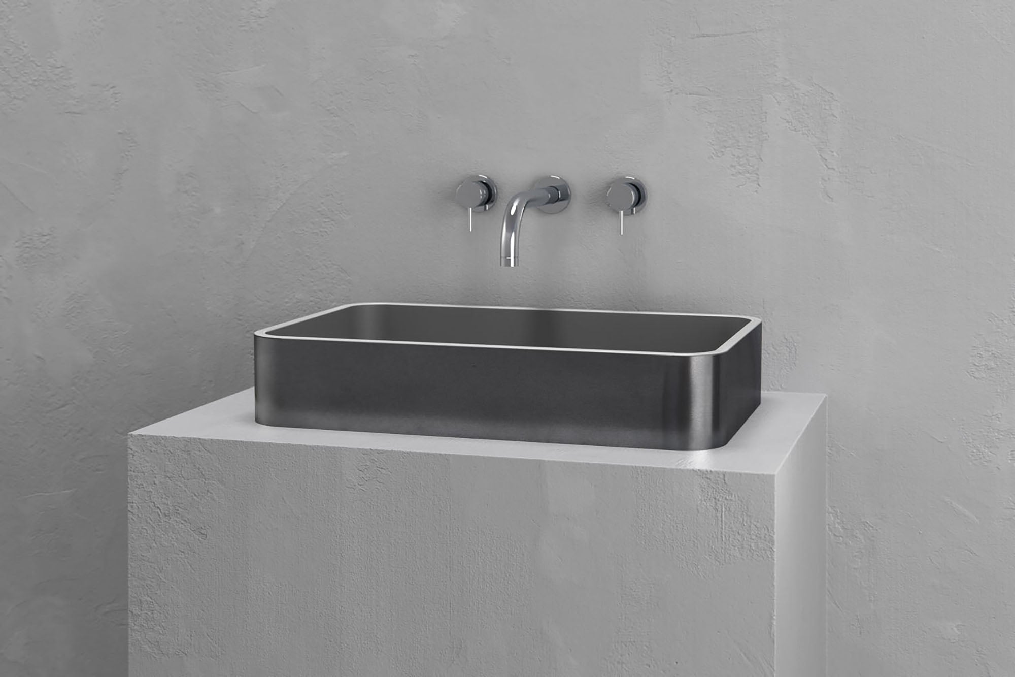 Rectangular Vessel Sink by VAST Studio - main product image for Resin Society