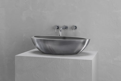 Half Ovoid Luxury Vessel Sink by VAST Studio - main product image for Resin Society