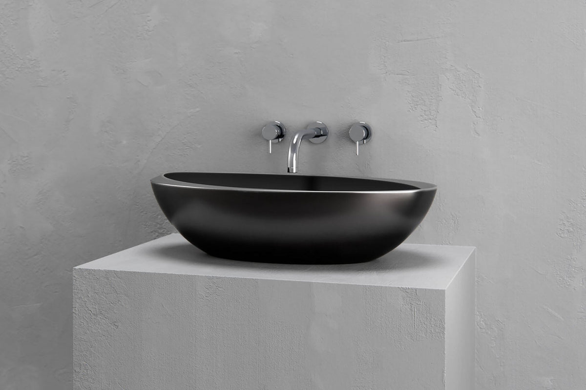 Half Ovoid Luxury Vessel Sink by VAST Studio - product image 2 for Resin Society