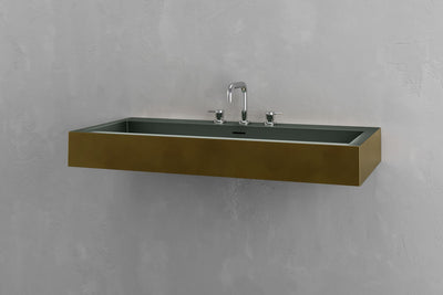 Wall Mounted Rectangular Bathroom Sink by VAST Studio - product image 20 for Resin Society