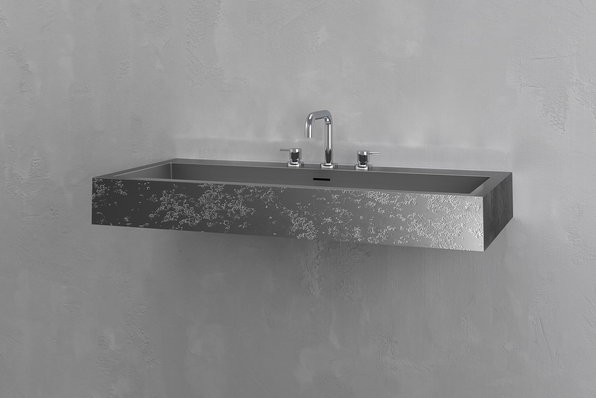 Wall Mounted Rectangular Bathroom Sink by VAST Studio - product image 6 for Resin Society