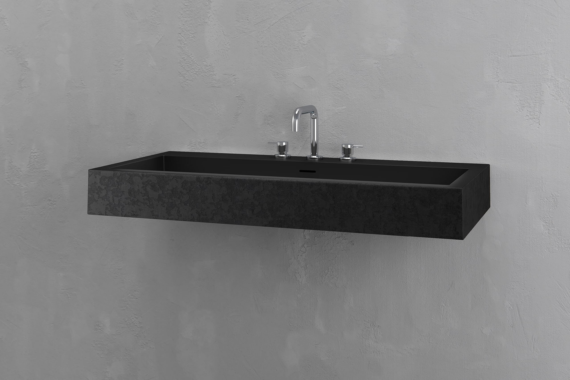 Wall Mounted Rectangular Bathroom Sink by VAST Studio - product image 7 for Resin Society