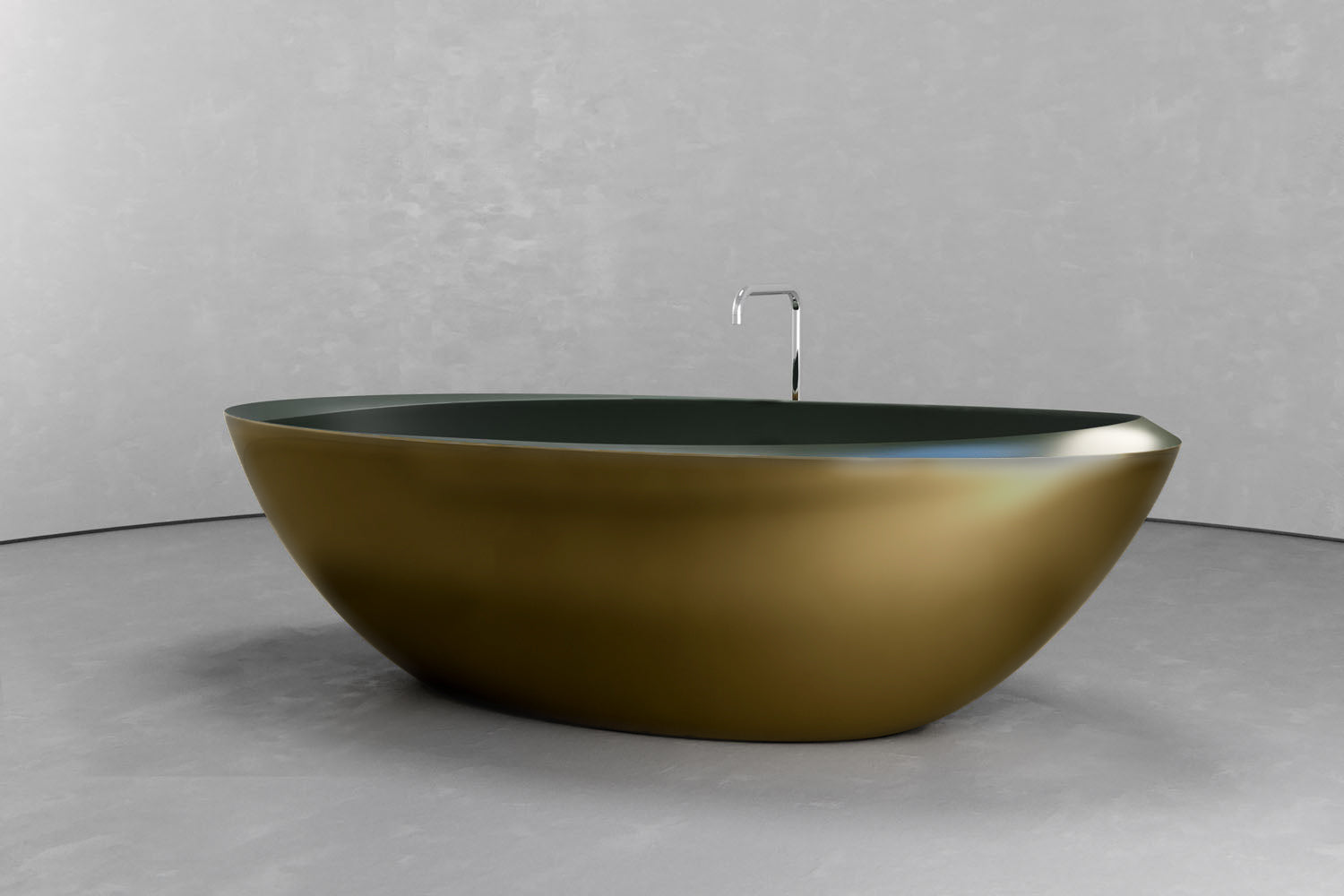 Custom Oval Freestanding Tub by VAST Studio - product image 2 for Resin Society