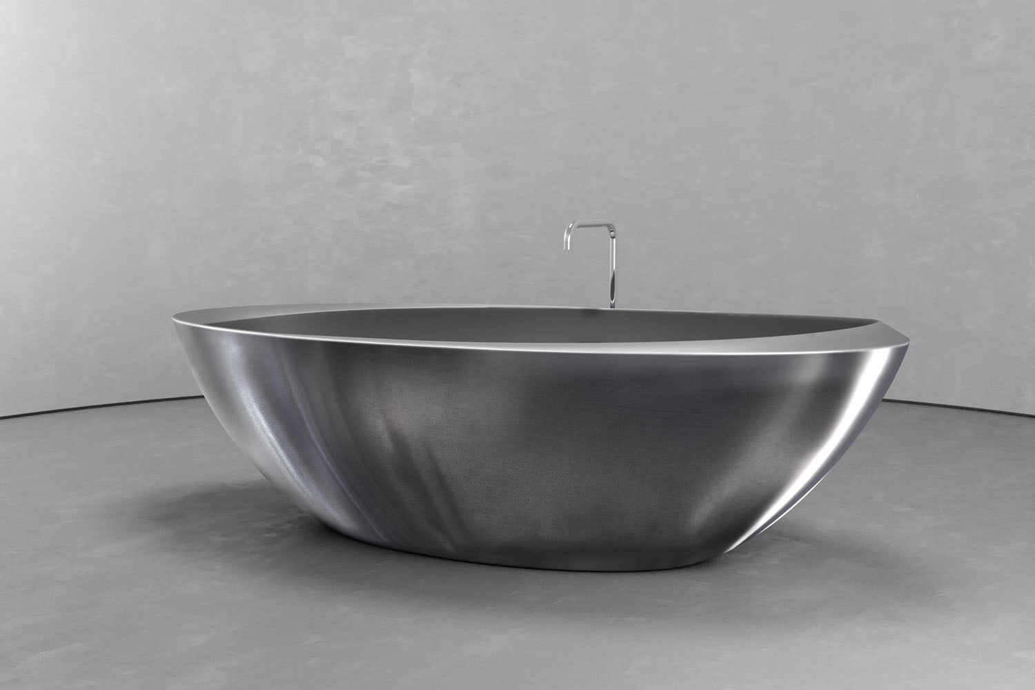 Custom Oval Freestanding Tub by VAST Studio - product image 4 for Resin Society