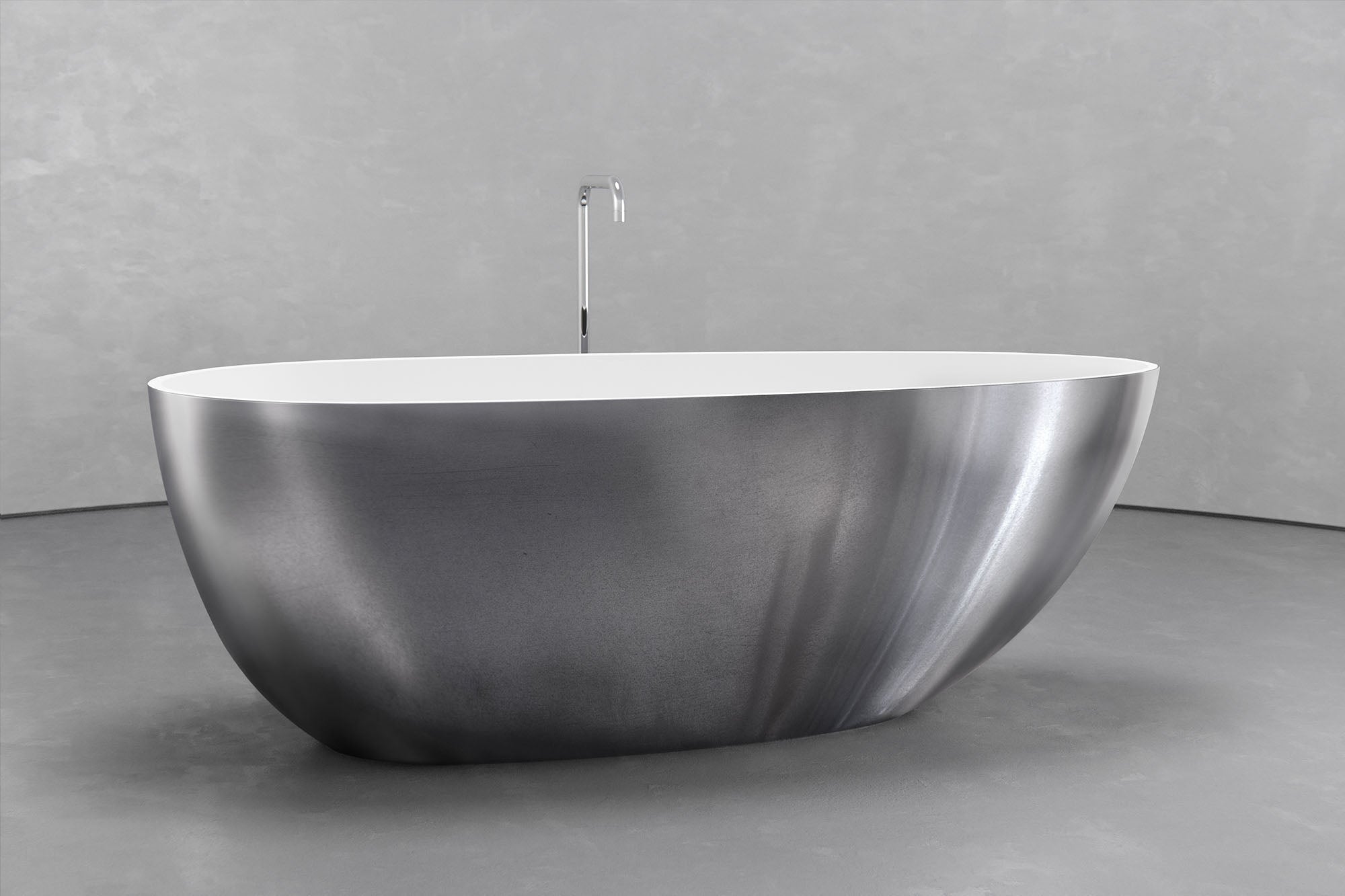 Ovoid Soaking Bathtub by VAST Studio - product image 5 for Resin Society