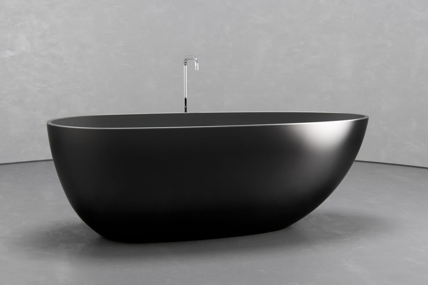 Ovoid Soaking Bathtub by VAST Studio - product image 6 for Resin Society