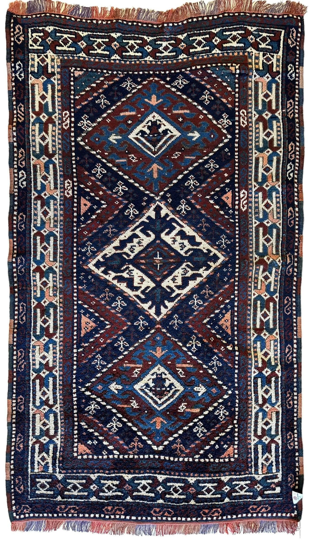 1920’s Antique Kurdish Rug 3’6” X 6’3” by Rugistan - main product image for Resin Society