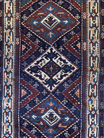 1920’s Antique Kurdish Rug 3’6” X 6’3” by Rugistan - product image 3 for Resin Society