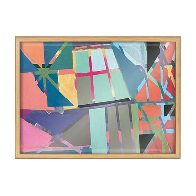 Blake Scaffolding Framed Printed Glass by Caleb Griswold by kateandlaurel - product image 2 for Resin Society