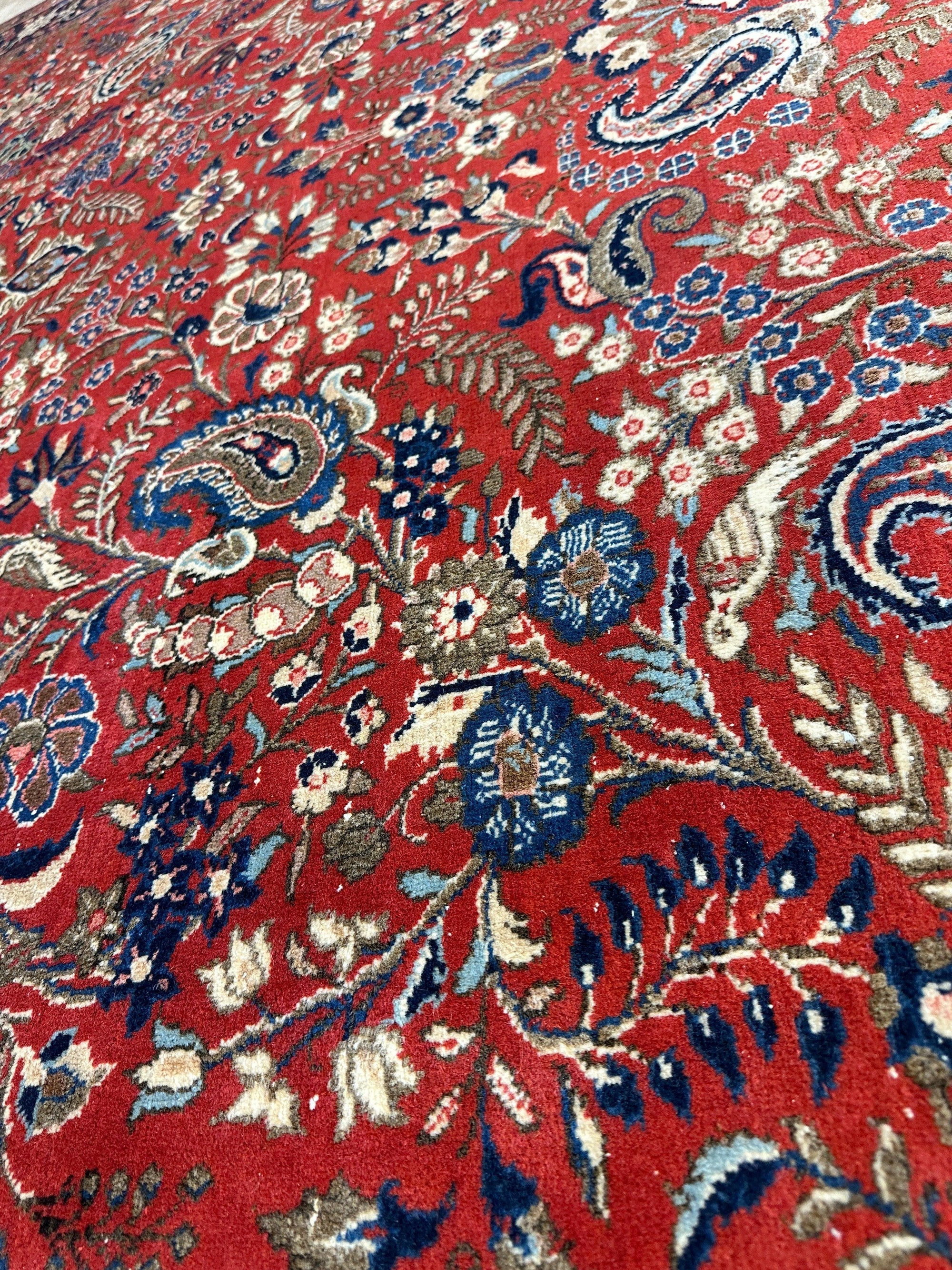 1940s Persian Yazd Area Rug 7’11” X 10’10″ by Rugistan - product image 6 for Resin Society