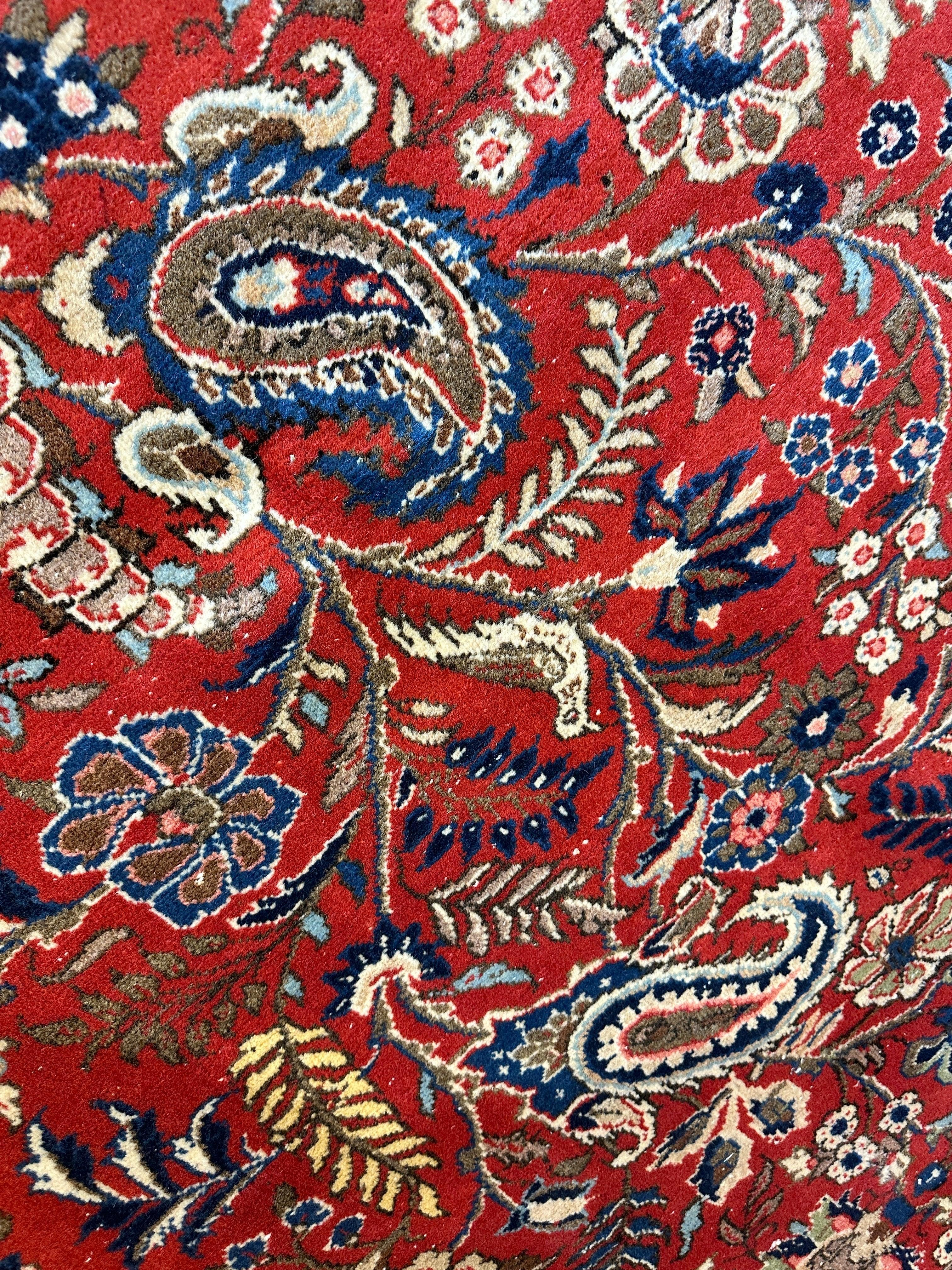 1940s Persian Yazd Area Rug 7’11” X 10’10″ by Rugistan - product image 8 for Resin Society
