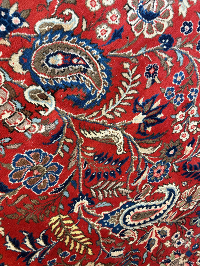 1940s Persian Yazd Area Rug 7’11” X 10’10″ by Rugistan - product image 8 for Resin Society