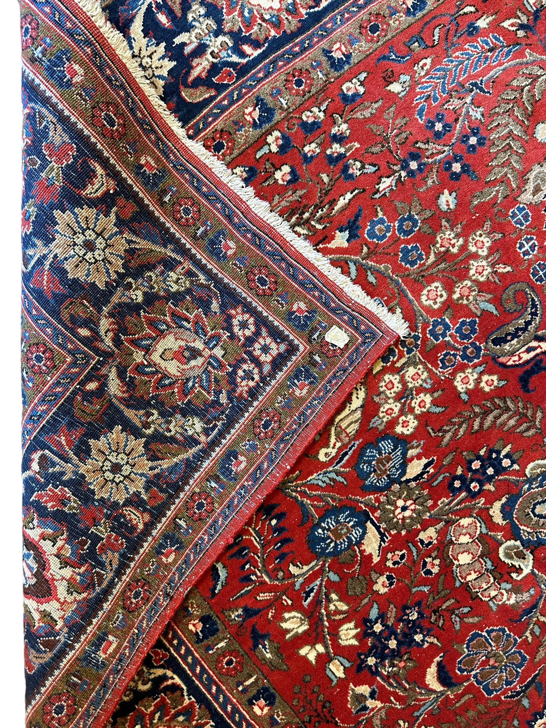 1940s Persian Yazd Area Rug 7’11” X 10’10″ by Rugistan - product image 9 for Resin Society