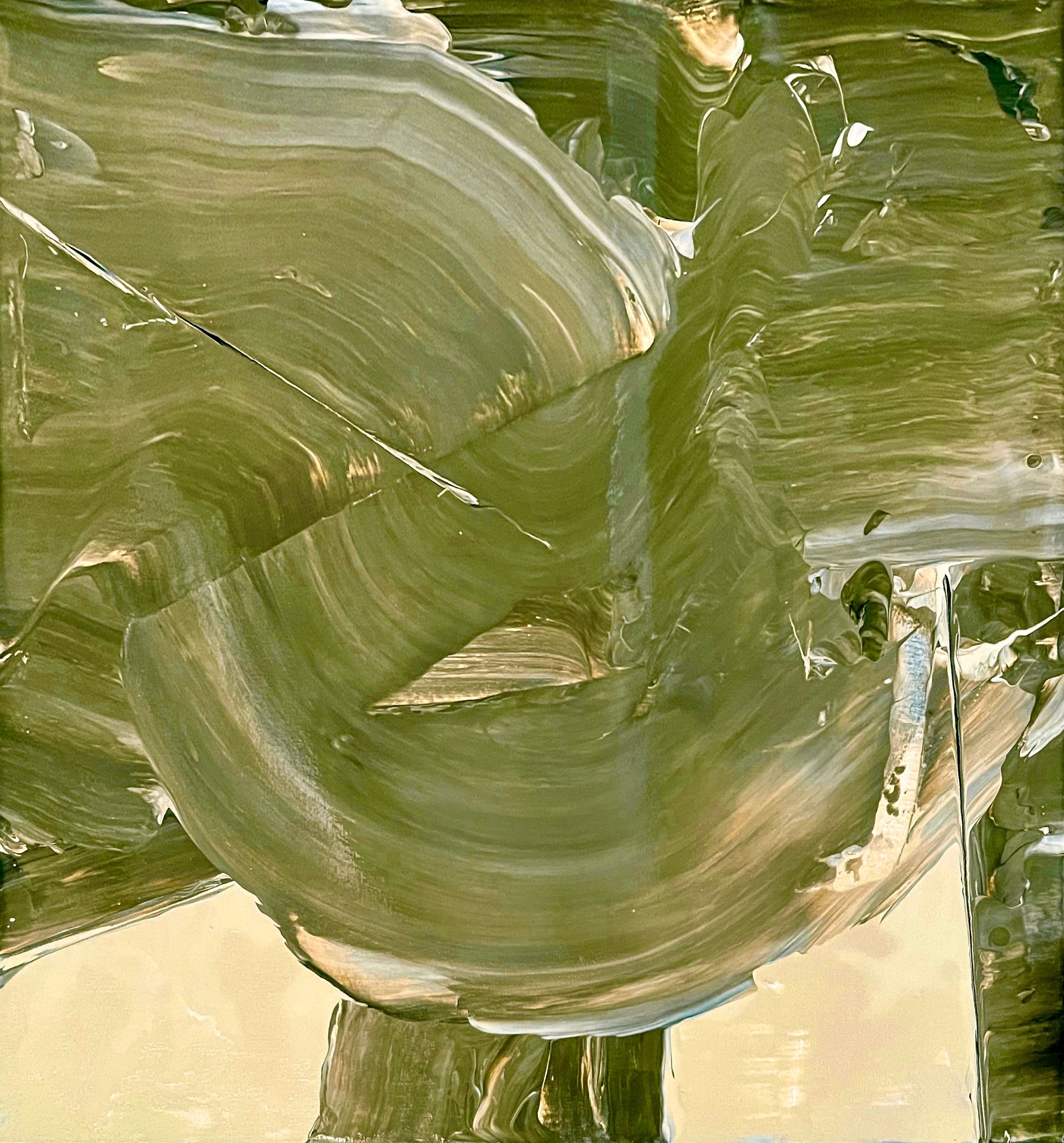 Green Escape Original by John Beard, 24x24 by John Beard Collection - main product image for Resin Society