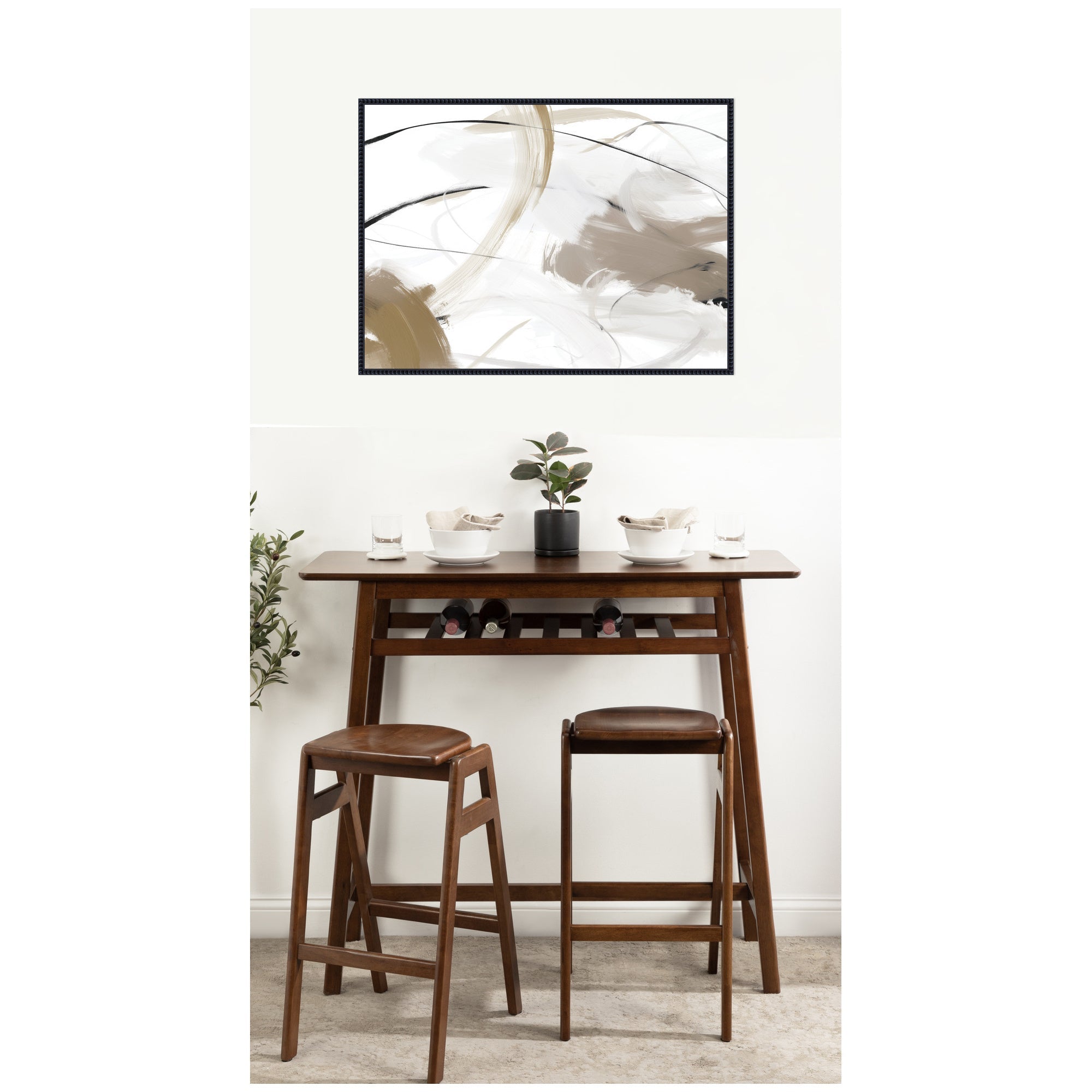 Sweeping Layers No.
3 by Amy Lighthall Framed Canvas Wall Art Print