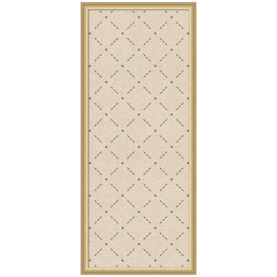 Pinboard Green Lattice Print