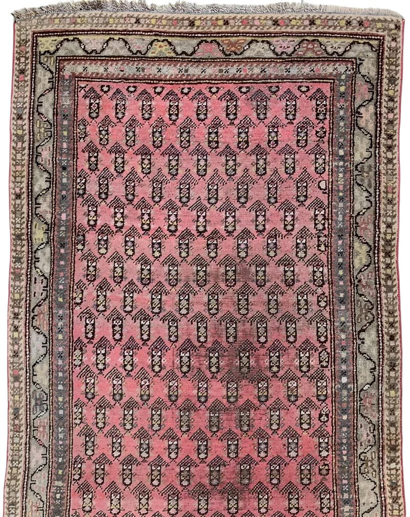 Antique Armenian Karabakh Wool Runner – 3’3” x 12’8” – Hand-Knotted by Rugistan - product image 3 for Resin Society