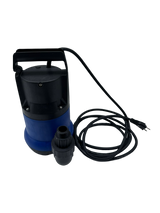 RevX Cold Plunge Drain Pump with hose attachments on a white background