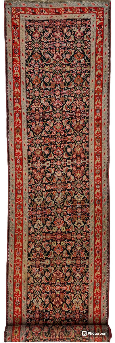3’4” x 17’ Karabkah Antique Caucasian Wool on Wool Runner by Rugistan - product image 2 for Resin Society
