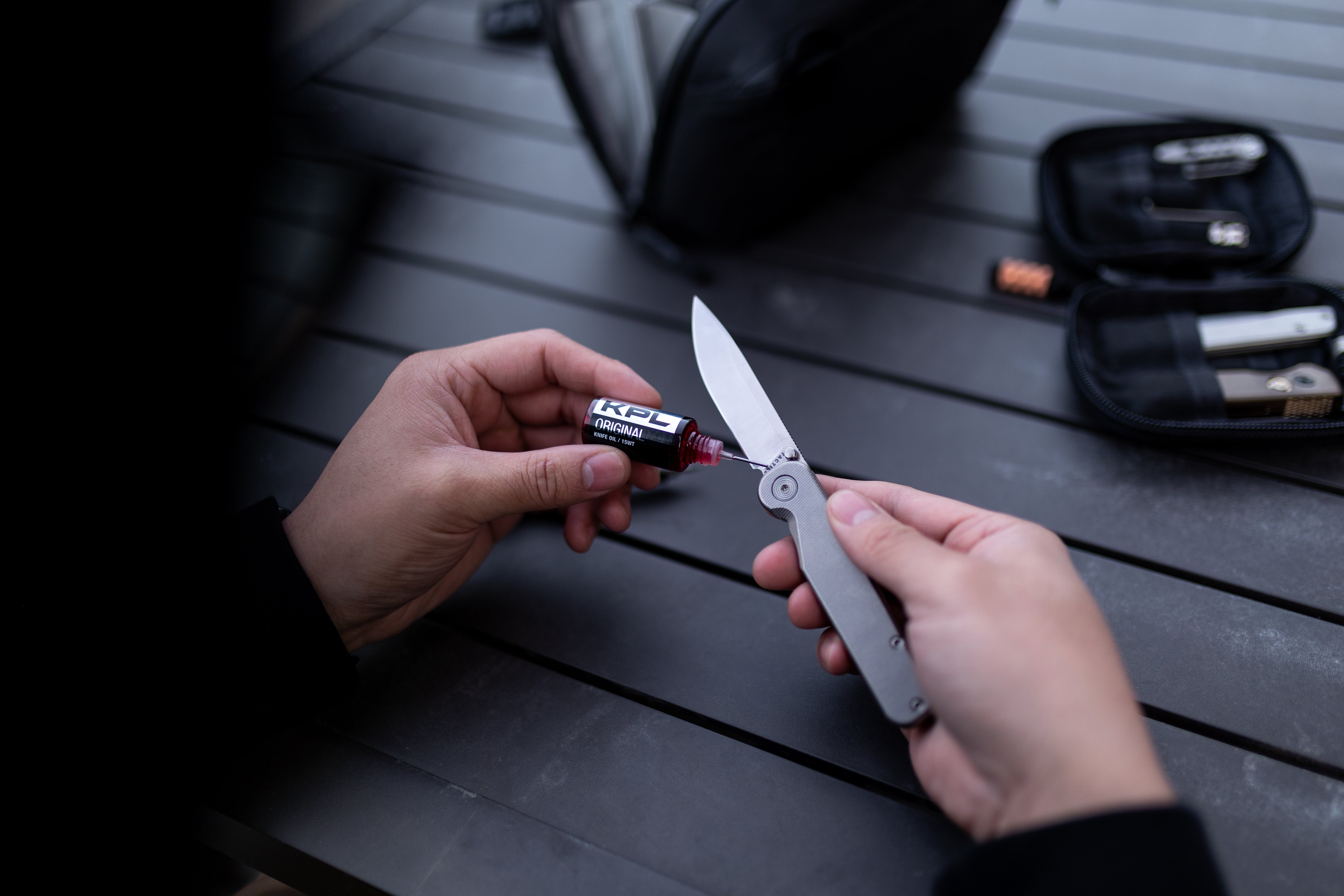 Knife Pivot Lube Basic Bundle detail image - Resin Society