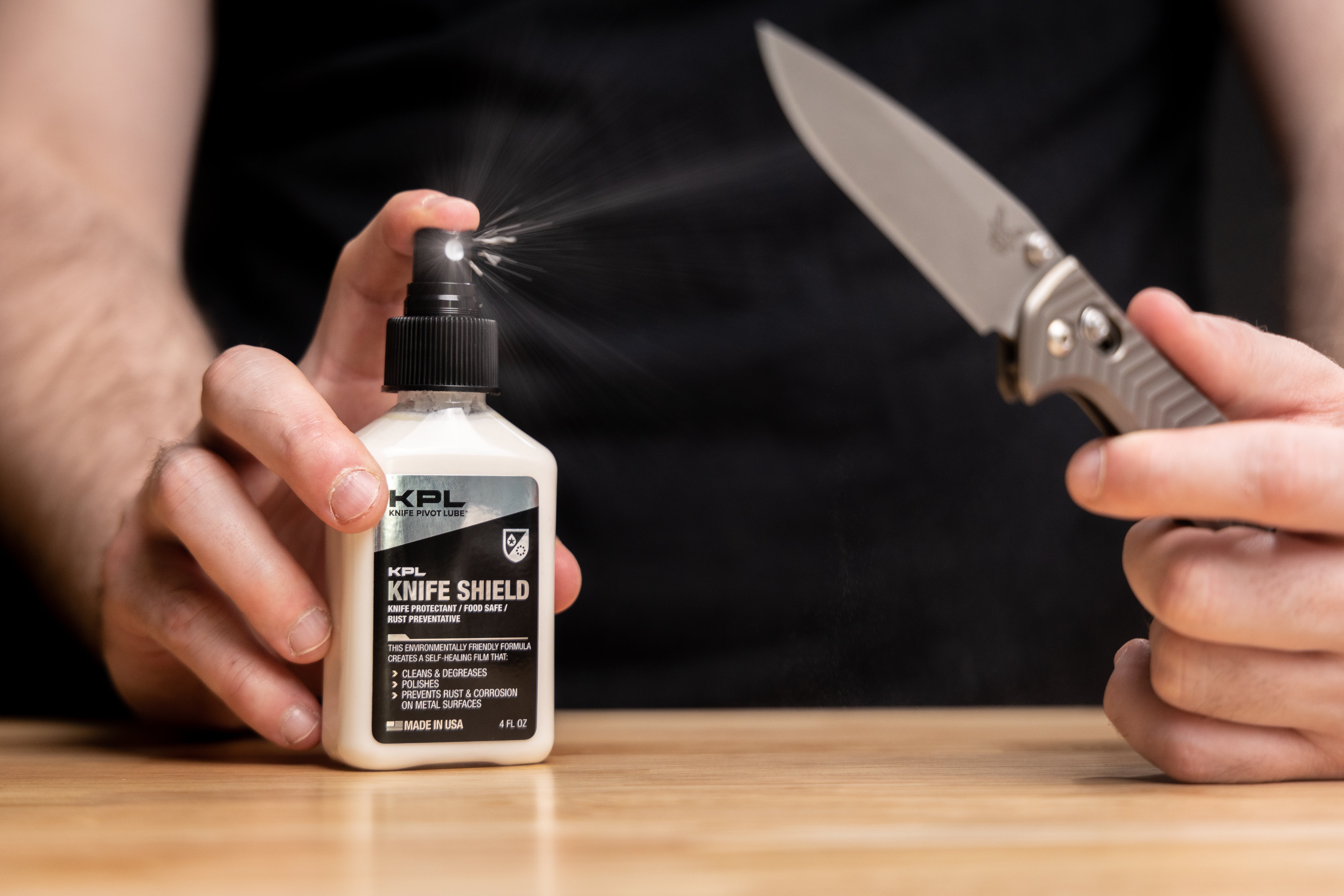 Knife Shield - Corrosion Preventive Knife Cleaner detail image - Resin Society