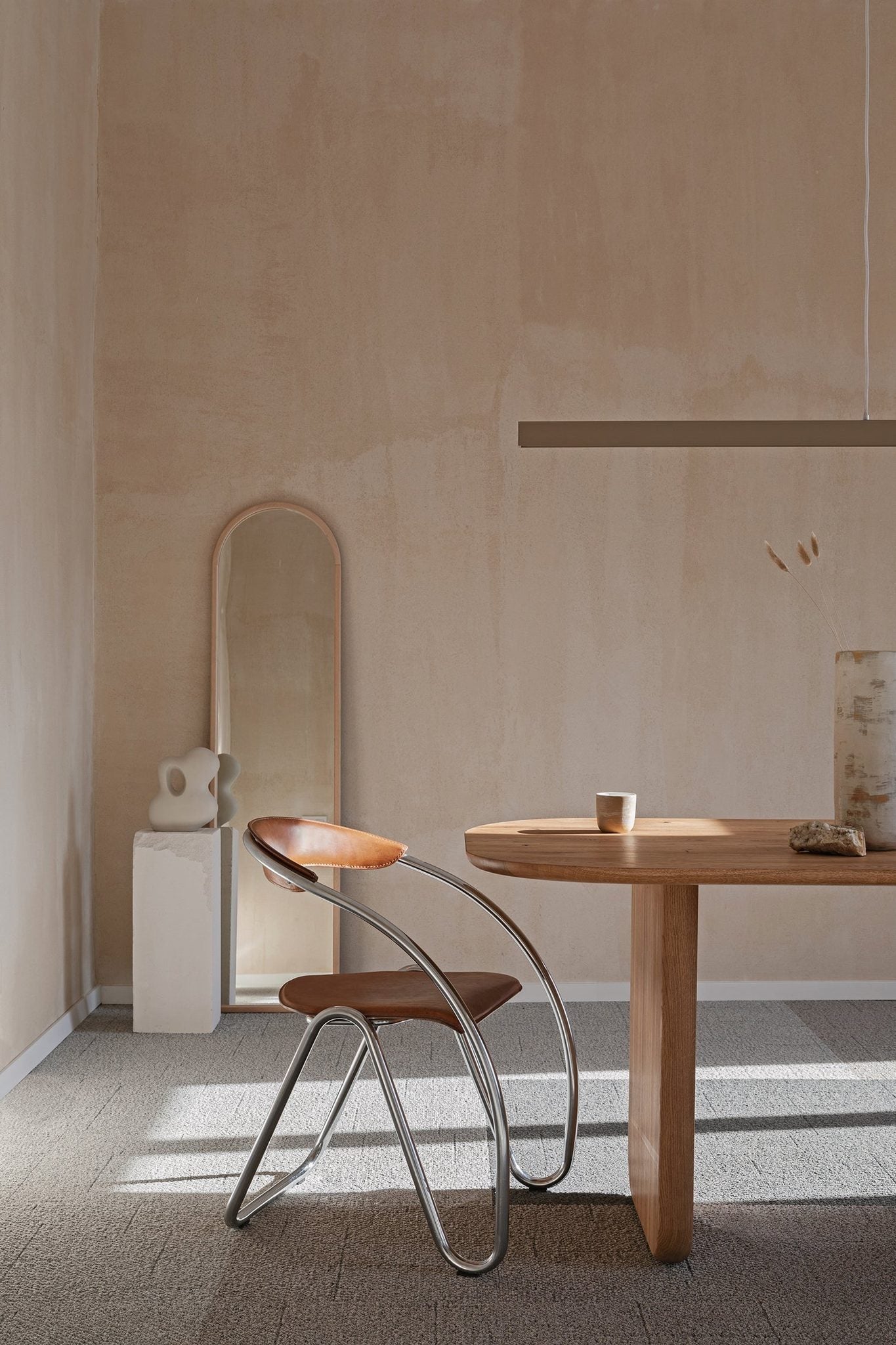 Oval Solid Wood Dining Table by Gizz - product image 9 for Resin Society