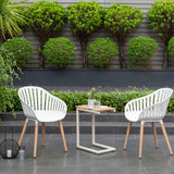 Portals Light C-shape Chair Set by LifestyleGarden US - main product image for Resin Society