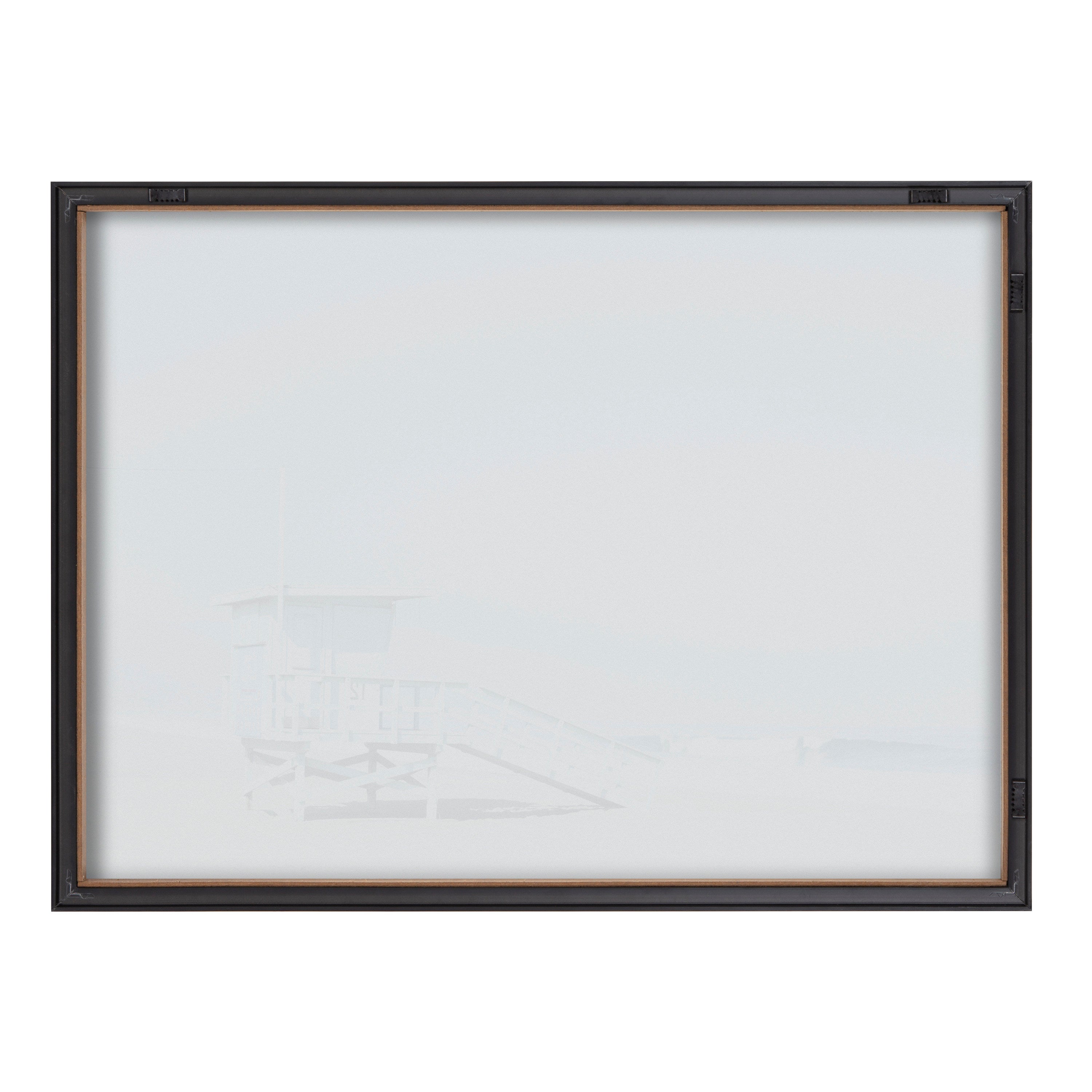 Blake Pale Blue Life Guard Tower Framed Printed Glass by Caroline Mint by kateandlaurel - product image 4 for Resin Society