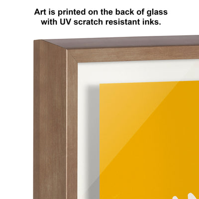 Blake When Life Gives You Lemons Yellow Framed Printed Glass by The by kateandlaurel - product image 3 for Resin Society