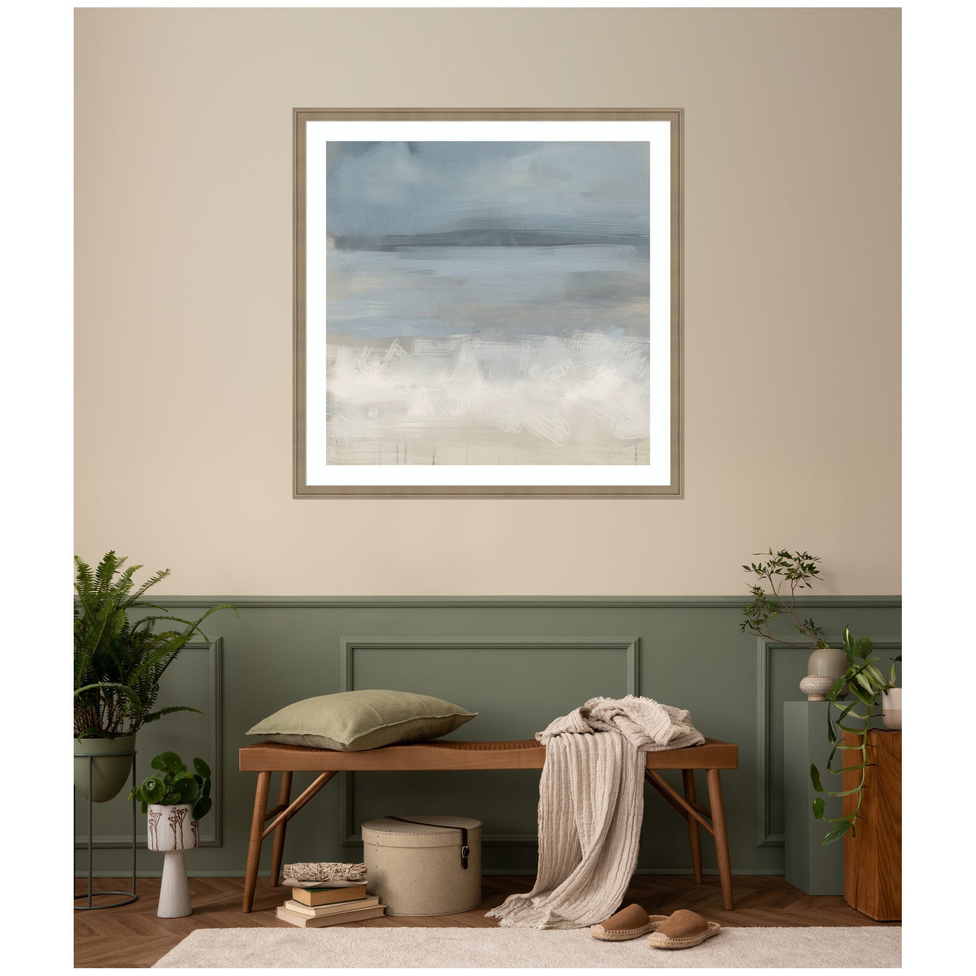 The Blues by Mary Sparrow Framed Wall Art Print