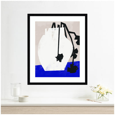 Abstract Blossoms by Little Dean Framed Wall Art Print