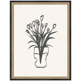 Photograph of Tulips by Gabrielly Guedes framed wall art print in Castellan Black frame with acrylic front