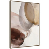 Framed canvas wall art titled Earth Bloom II by Amy Lighthall featuring dark gold abstract elements