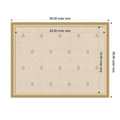 Pinboard Beige Botanical Block Print