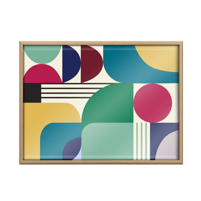 Blake MCM Pattern 12 Framed Printed Art by kateandlaurel - product image 2 for Resin Society