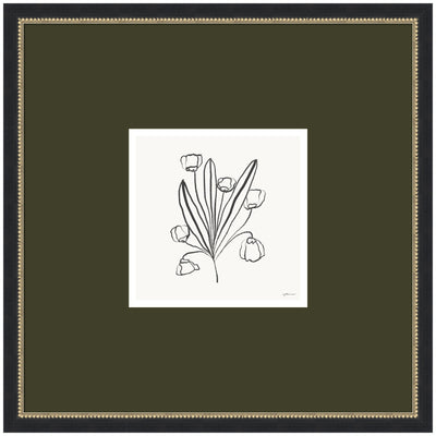 Floral Bouquet by Gabrielly Guedes Framed Wall Art Print